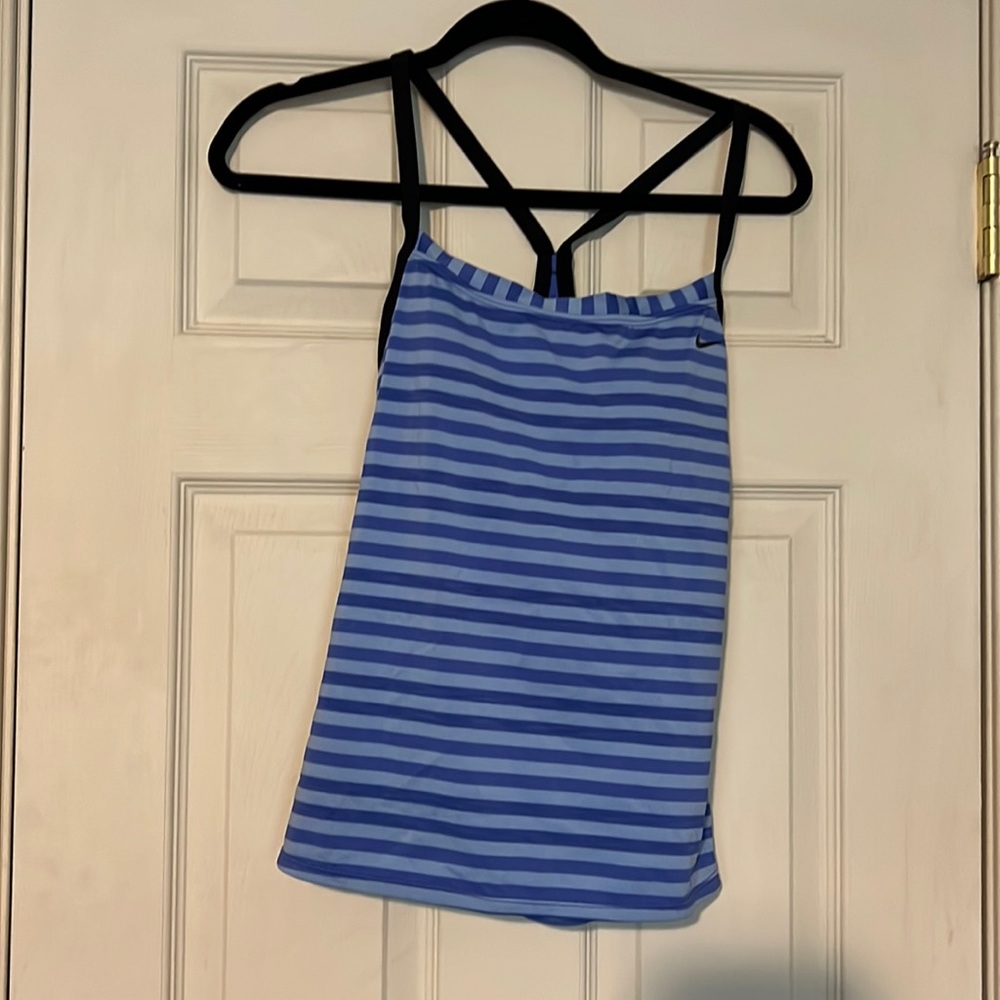 Nike Striped  Sports Tank(EUC)